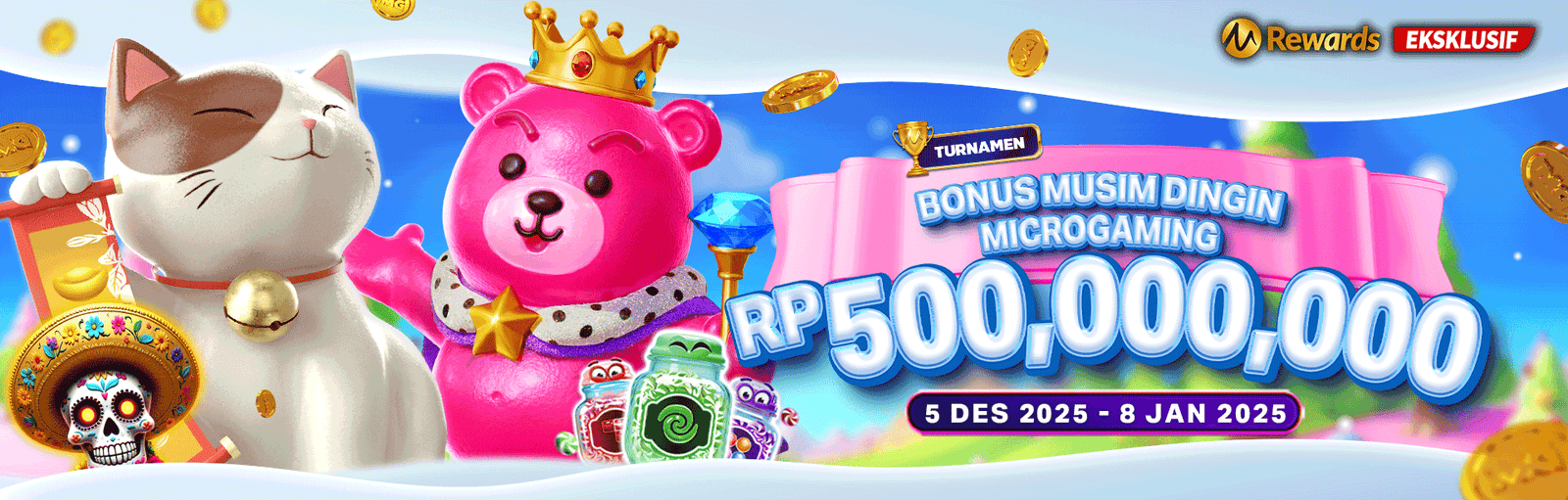 MICROGAMING - BONUS MUSIM DINGIN TURNAMEN